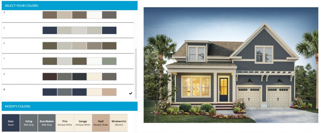 Color Design App – Rendering House